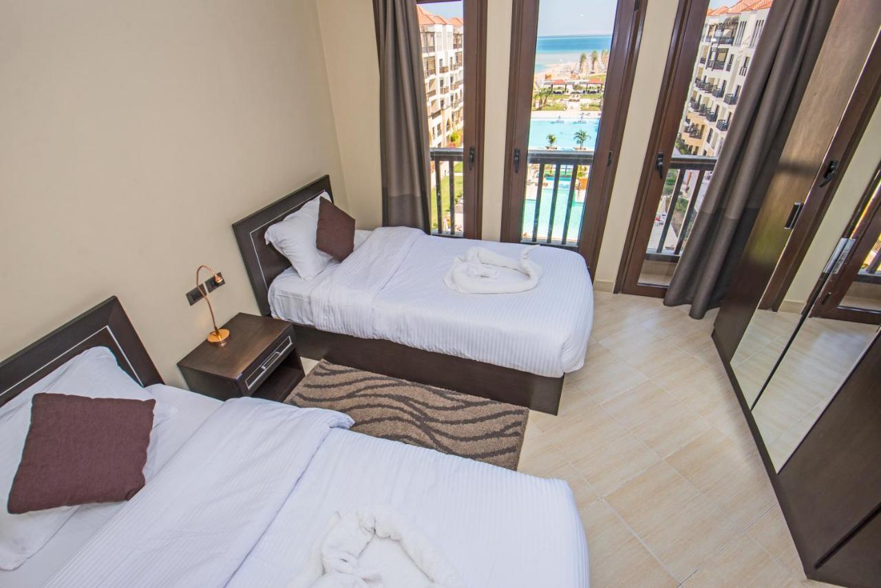 Premium Sea View 2 Bedrooms 2 Bathrooms Apartment Located Within Gravity Hotel & Aquapark Hurgada Dış mekan fotoğraf