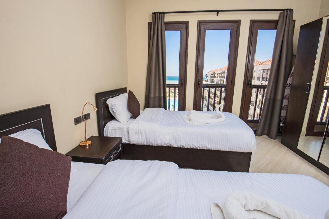 Premium Sea View 2 Bedrooms 2 Bathrooms Apartment Located Within Gravity Hotel & Aquapark Hurgada Dış mekan fotoğraf